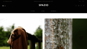 What Spazio.shop website looked like in 2021 (3 years ago)