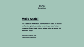 What Samyuj.com website looked like in 2021 (3 years ago)