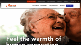 What Siennaliving.ca website looked like in 2021 (4 years ago)