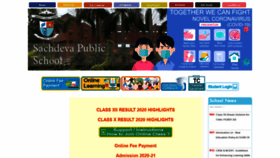 What Spsrohini.com website looked like in 2021 (3 years ago)