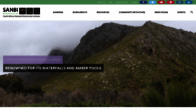 What Sanbi.org website looked like in 2021 (4 years ago)