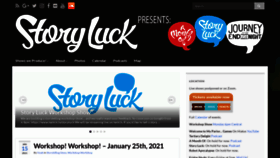 What Storyluck.org website looked like in 2021 (3 years ago)