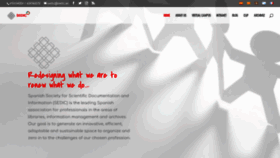 What Sedic.es website looked like in 2021 (3 years ago)