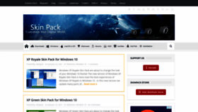 What Skinpacks.com website looked like in 2021 (3 years ago)