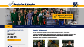 What Seehafer-marohn.de website looked like in 2021 (5 years ago)