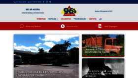 What Santanafm.com.br website looked like in 2021 (3 years ago)