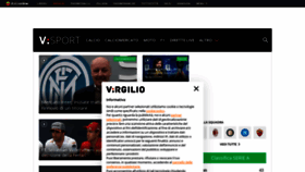 What Sport.virgilio.it website looked like in 2021 (3 years ago)