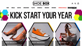 What Shoebox.co.za website looked like in 2021 (3 years ago)