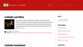 What Scripturecatholic.com website looked like in 2021 (3 years ago)