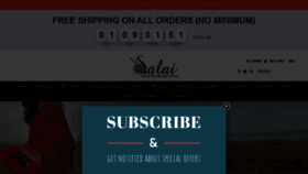 What Salaishop.com website looked like in 2021 (3 years ago)