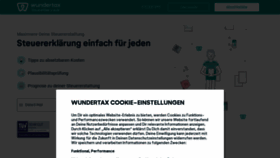 What Steuererklaerung.de website looked like in 2021 (3 years ago)