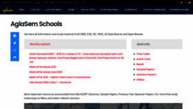 What Schools.aglasem.com website looked like in 2021 (3 years ago)