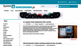 What System-nawadniania.pl website looked like in 2021 (3 years ago)