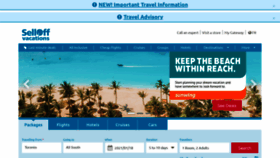What Selloffvacations.com website looked like in 2021 (3 years ago)
