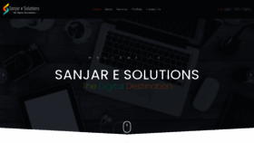 What Sanjaresolutions.com website looked like in 2021 (3 years ago)