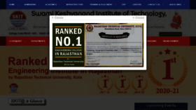 What Skit.ac.in website looked like in 2021 (4 years ago)