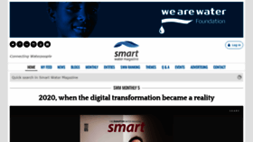 What Smartwatermagazine.com website looked like in 2021 (3 years ago)