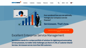 What Serviceware-se.com website looked like in 2021 (3 years ago)