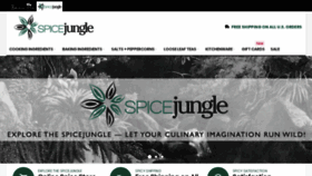 What Spicejungle.com website looked like in 2021 (4 years ago)