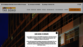 What Sohohotel.ca website looked like in 2021 (3 years ago)