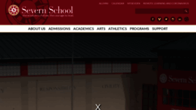 What Severnschool.com website looked like in 2021 (3 years ago)