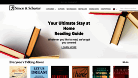 What Simonandschuster.co.uk website looked like in 2021 (3 years ago)