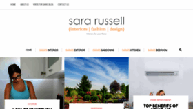 What Sararussellinteriors.com website looked like in 2021 (3 years ago)