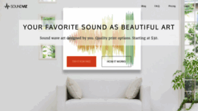 What Soundviz.com website looked like in 2021 (3 years ago)