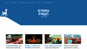 What Strayfawnstudio.com website looked like in 2021 (3 years ago)