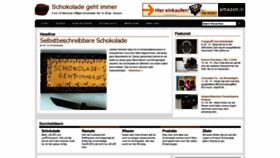 What Schokolade-geht-immer.de website looked like in 2021 (3 years ago)