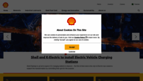 What Shell.com.pk website looked like in 2021 (3 years ago)