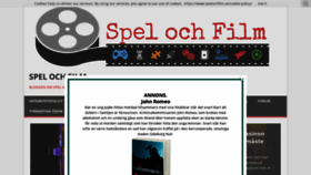What Spelochfilm.se website looked like in 2021 (3 years ago)