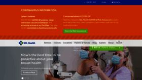 What Sclhealthsystem.org website looked like in 2021 (3 years ago)