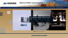 What Sphinxcomputer.de website looked like in 2021 (3 years ago)
