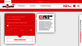 What Swisscaution.ch website looked like in 2021 (3 years ago)