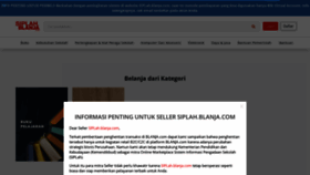 What Siplah.blanja.com website looked like in 2021 (3 years ago)
