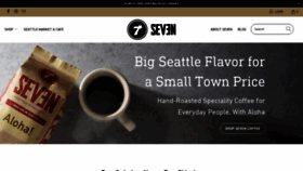 What Sevencoffeeroasters.com website looked like in 2021 (3 years ago)