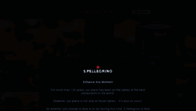 What Sanpellegrino.com website looked like in 2021 (3 years ago)