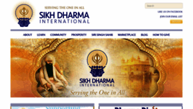 What Sikhdharma.org website looked like in 2021 (3 years ago)