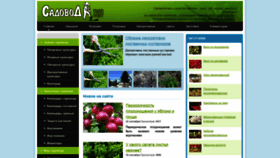 What Sadovoda.ru website looked like in 2021 (3 years ago)
