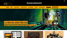 What Shop.museoegizio.it website looked like in 2021 (3 years ago)