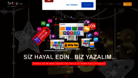 What Setap.net website looked like in 2021 (5 years ago)
