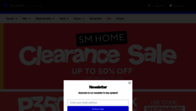 What Shopsm.com website looked like in 2021 (3 years ago)