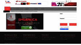What Smsafricang.com website looked like in 2021 (3 years ago)