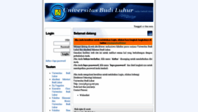 What Studentpasca.budiluhur.ac.id website looked like in 2021 (3 years ago)