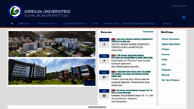What Sbe.giresun.edu.tr website looked like in 2021 (3 years ago)