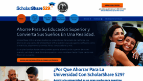 What Scholarshare-espanol.com website looked like in 2021 (3 years ago)
