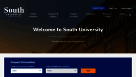 What Southuniversity.edu website looked like in 2021 (3 years ago)