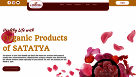 What Satatya.in website looked like in 2021 (3 years ago)
