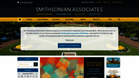 What Smithsonianassociates.org website looked like in 2021 (3 years ago)